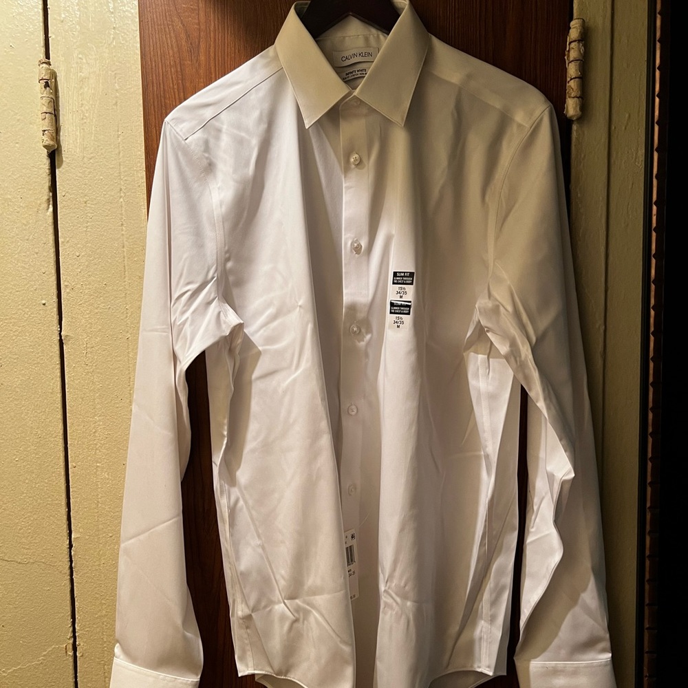 Calvin Klein Point Collar Dress Shirt